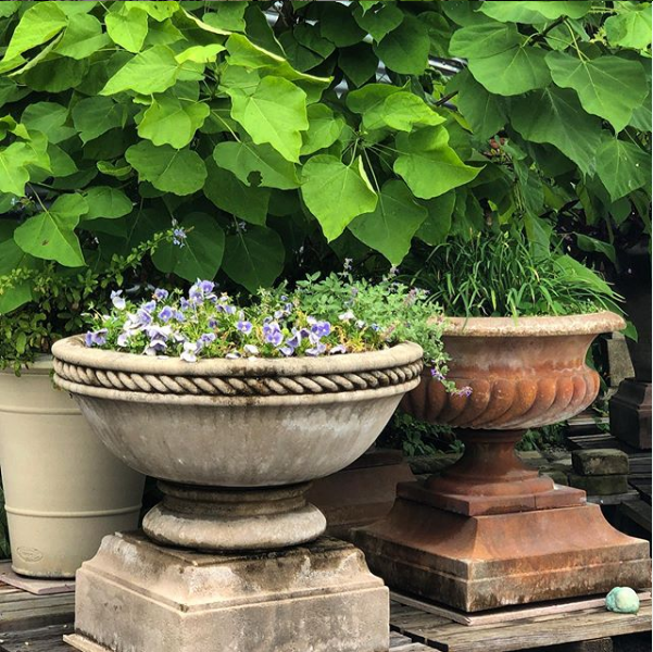 Tuscany and Caron with Plinths Vintage 